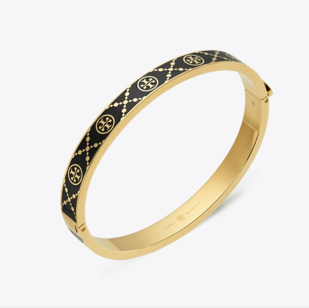 Tory Bruch Icon T Monogram Hinge Bracelet